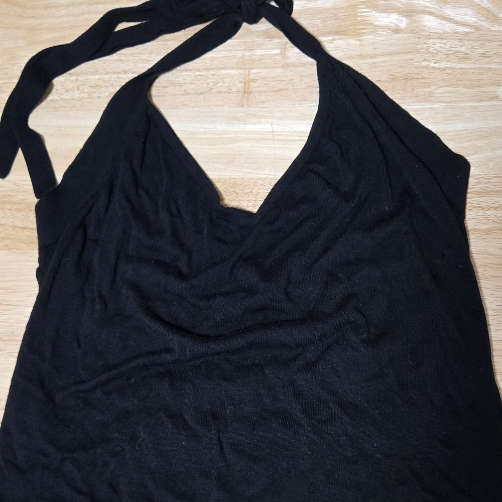 Esprit Black Knit Halter Top